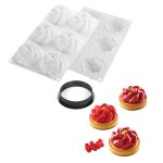 Kit tarte ring fleur Ø 80 mm - 25.302.87.0065/ silikomart