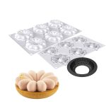 Kit 3d tarte ring bloom ø80 mm - 25.413.87.0065 / silikomart
