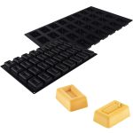 SQ089 rectangle savarin / silikomart