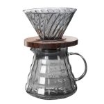 طقم V60 (قمع+ دورق كيمكس) فامية